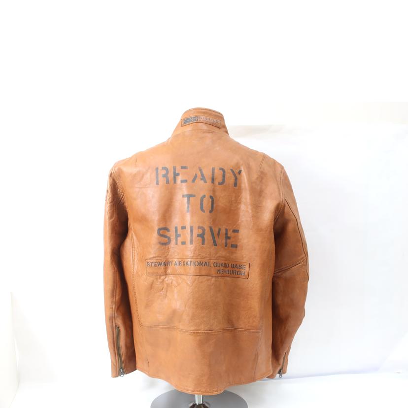 AVIREX アヴィレックス/レザージャケット ライダース 羊革 2XL ライトブラウン/783-3250085//Aランク/65