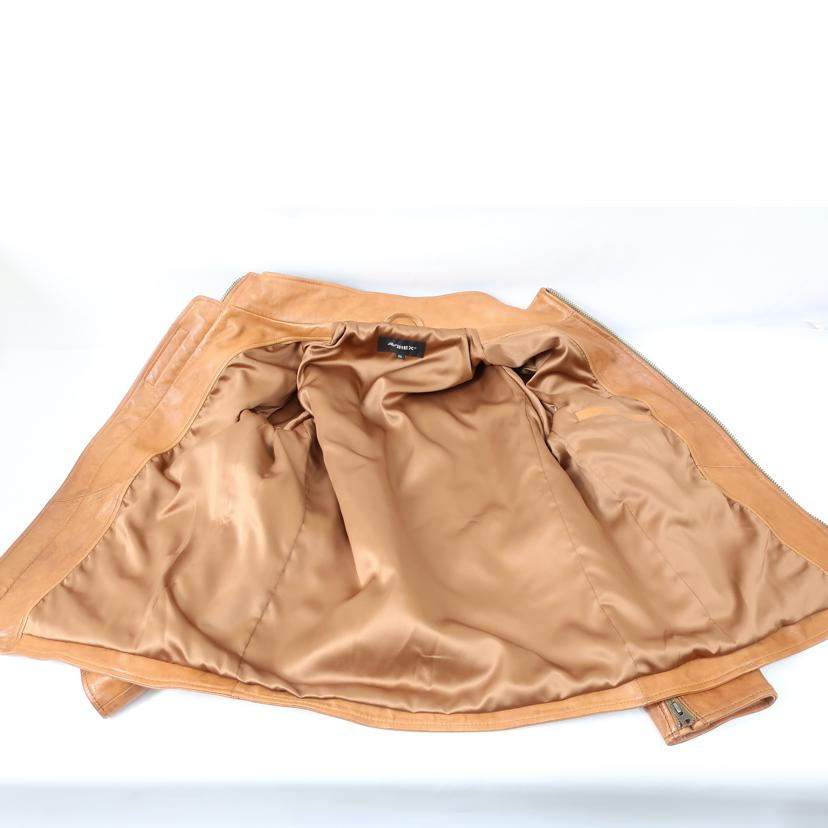 AVIREX アヴィレックス/レザージャケット ライダース 羊革 2XL ライトブラウン/783-3250085//Aランク/65