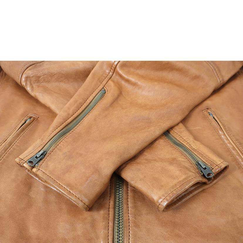 AVIREX アヴィレックス/レザージャケット ライダース 羊革 2XL ライトブラウン/783-3250085//Aランク/65