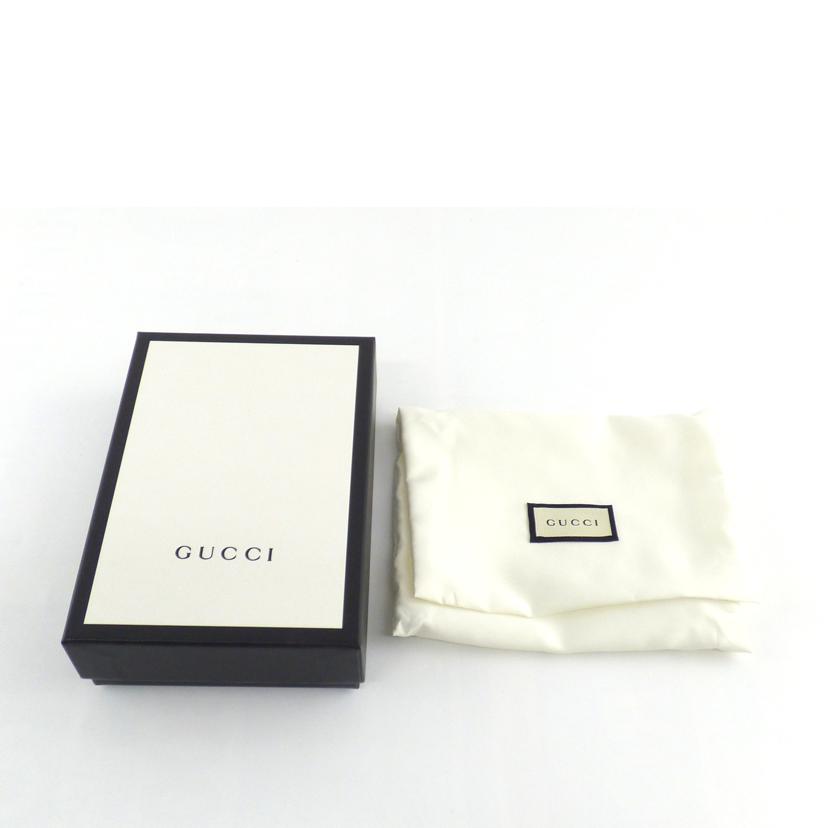 GUCCI グッチ/インターロッキング/二つ折り財布/ブラック/ブルー/510466//ABランク/64