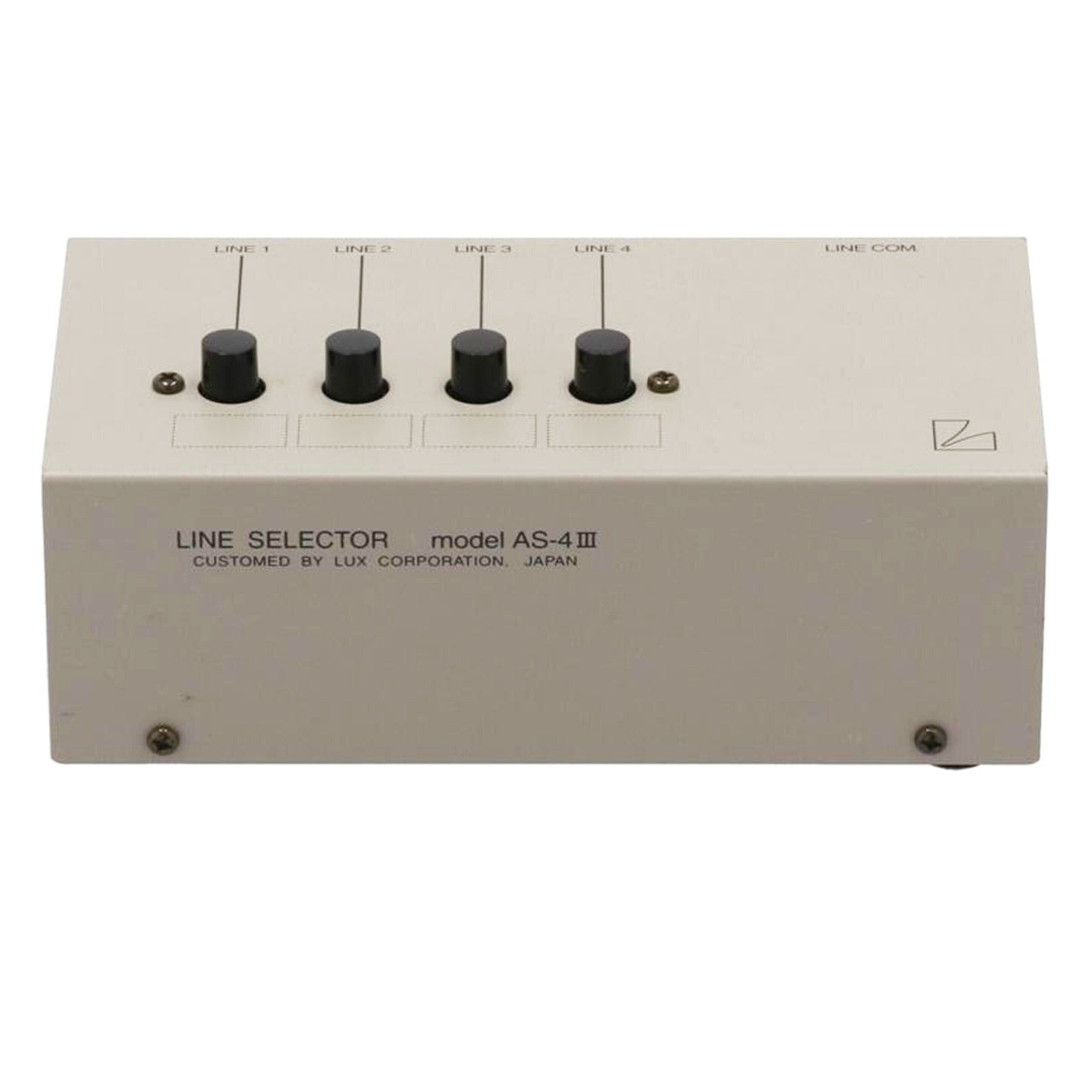 LUXMAN ラックスマン/ラインセレクター/AS-4III//28023G2/Bランク/75
