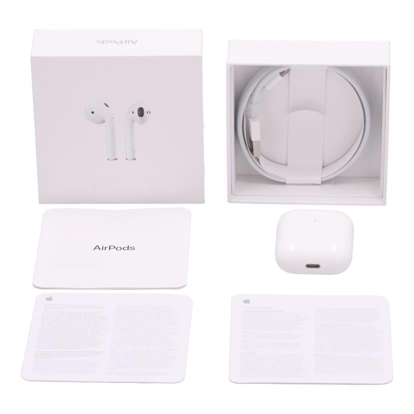 Apple アップル /AirPods 第2世代/MV7N2J/A//H16FGA3WLX2Y/Bランク/65