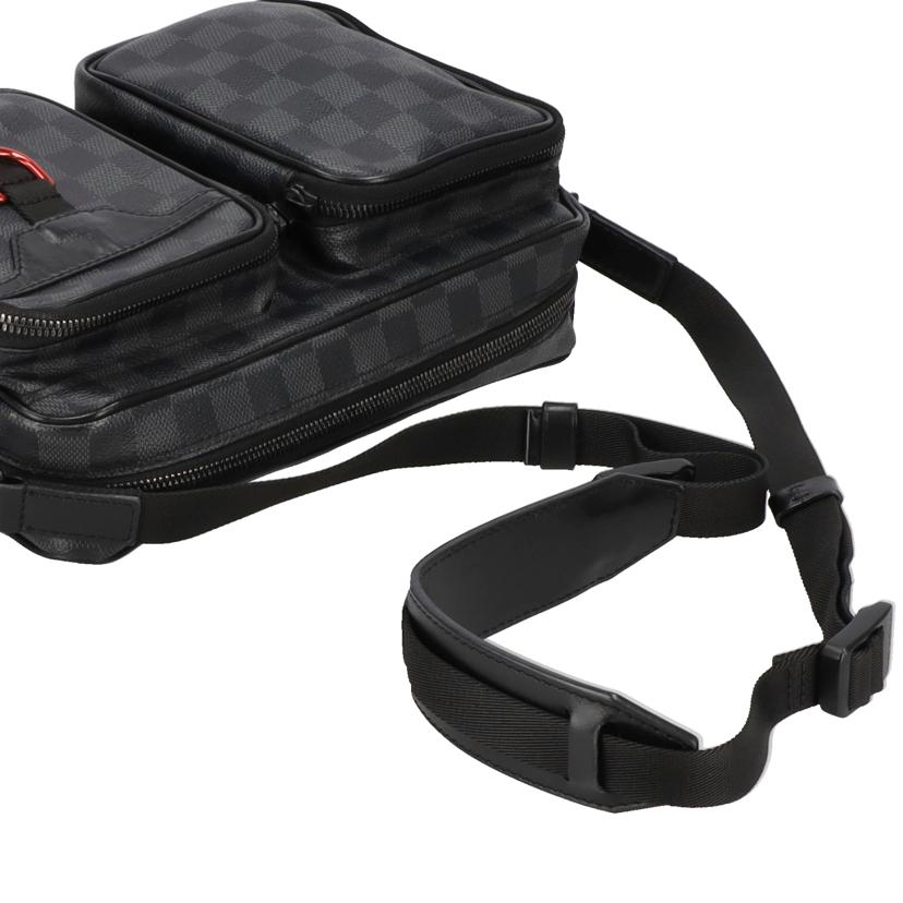 LOUIS VUITTON ルイヴィトン/ユーティリティ・メッセンジャー/ダミエ/グラフィット/N40280//MB2***/Aランク/20