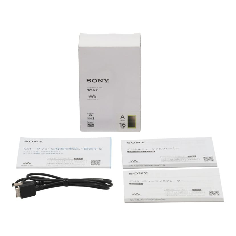 SONY ソニー /ハイレゾ対応ウォークマン 16GB/NW-A35//S015031896I/BCランク/75
