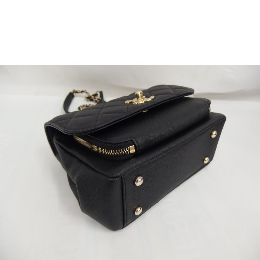 CHANEL シャネル/マトラッセ/アフィニティ/キャビアスキン/チェーンハンド/ブラック/A93749//280*****/Aランク/82