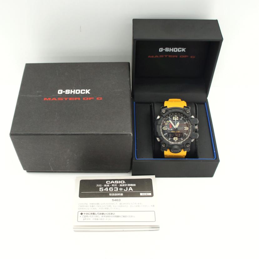 CASIO カシオ /G-SHOCKマッドマスター電波ソーラー/GWG-1000-1A9JF//201*****/Aランク/37