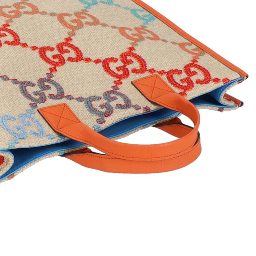 GUCCI グッチ/GGチルドレンズ サイケデリックトート/リネン/550763//327***/Aランク/18