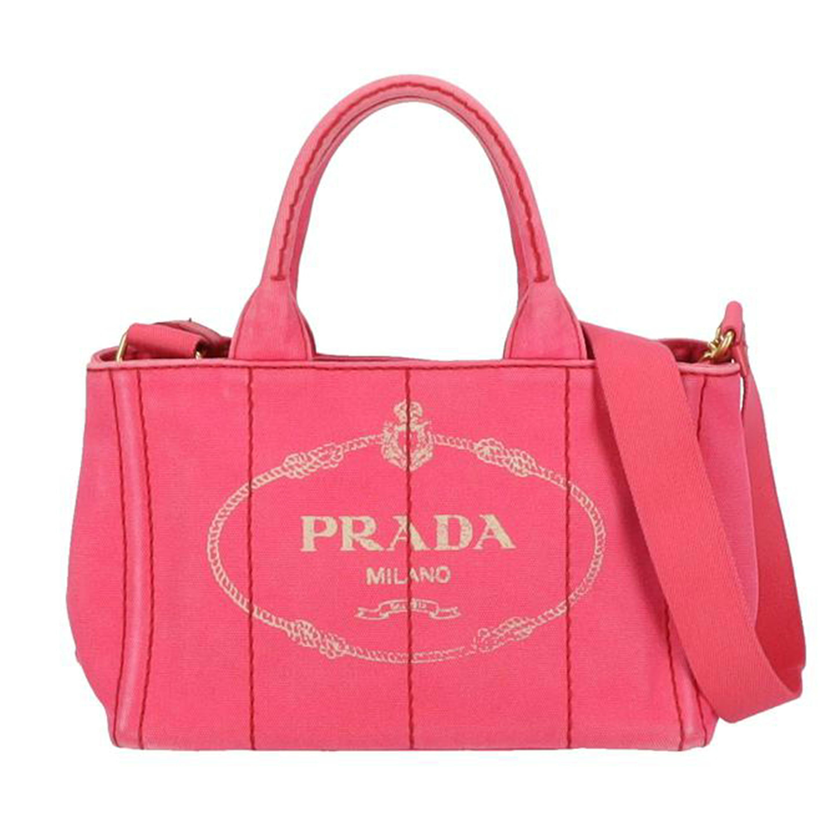 PRADA プラダ/カナパ/2WAYトートバッグ/ピンク//203/Bランク/18