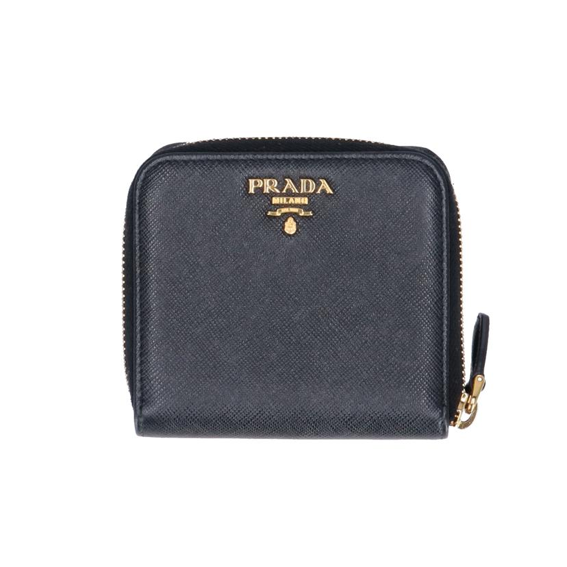 PRADA プラダ/サフィアーノ コンパクトジップ財布/1ML522//ABランク/70