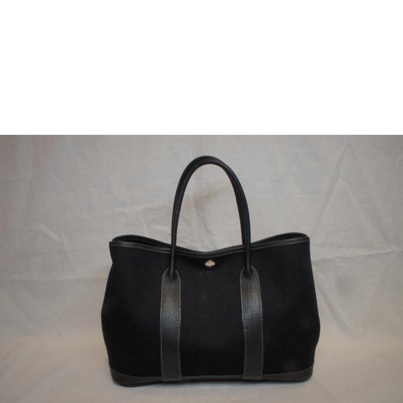 HERMES エルメス/ガーデンパーティTPM/トワルアッシュ/ノワール//□L/ABランク/92