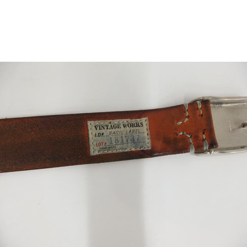VINTAGE WORKS/VINTAGE WORKSレザーベルト//Bランク/82