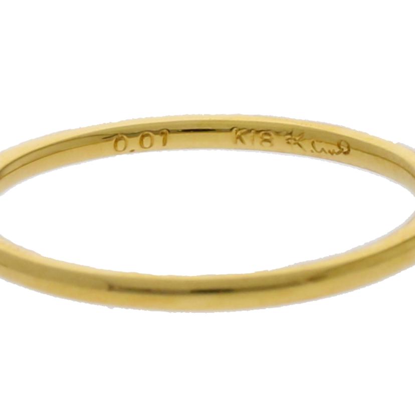 /K/Uno K18ダイヤリング0.01ct//Aランク/71