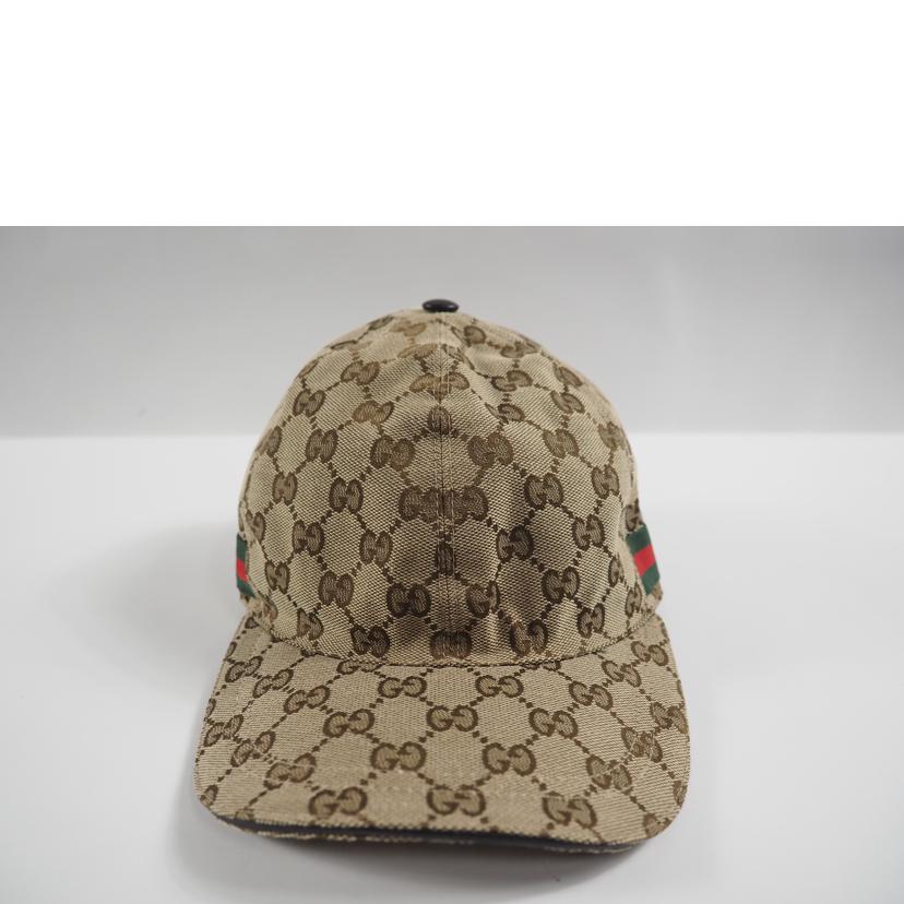 GUCCI/GGキャンバスベースボールキャップ/200035//601***/ABランク/79