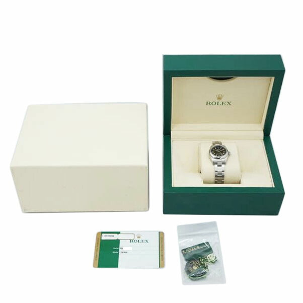 ROLEX ロレックス/オイスターパーペチュアルSS/BK PKバーアラビア /176200//706*****/Aランク/67