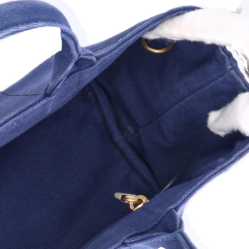 PRADA プラダ/ミニカナパ/2WAYショルダーバッグ/ネイビー/1BG439//158/Aランク/18