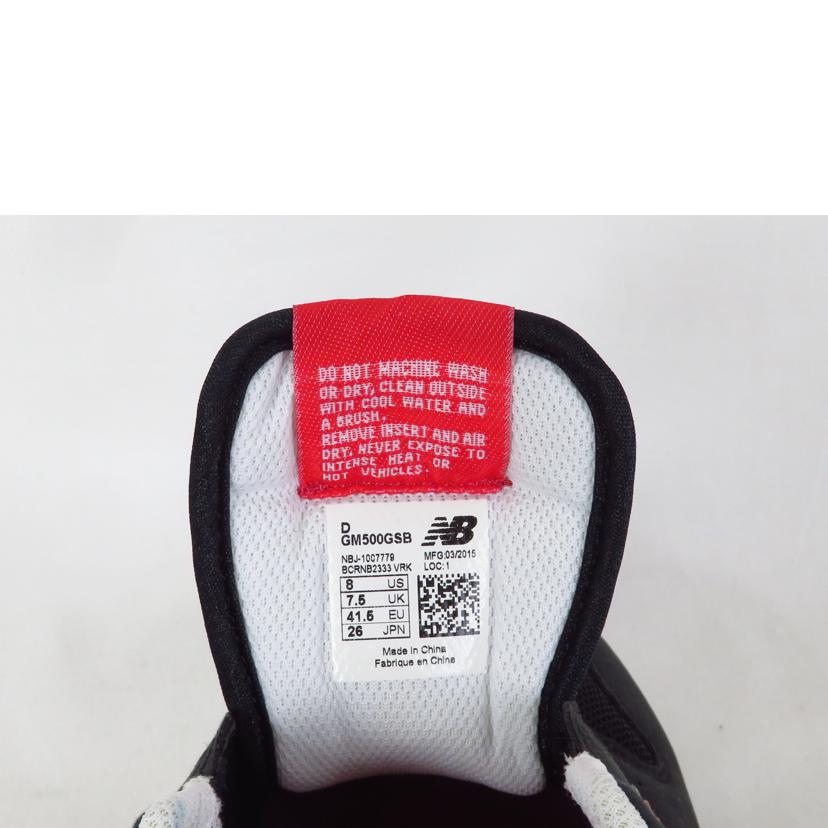 new balance ニューバランス/GM500 メンズスニーカー/GM500 GSB//Aランク/81