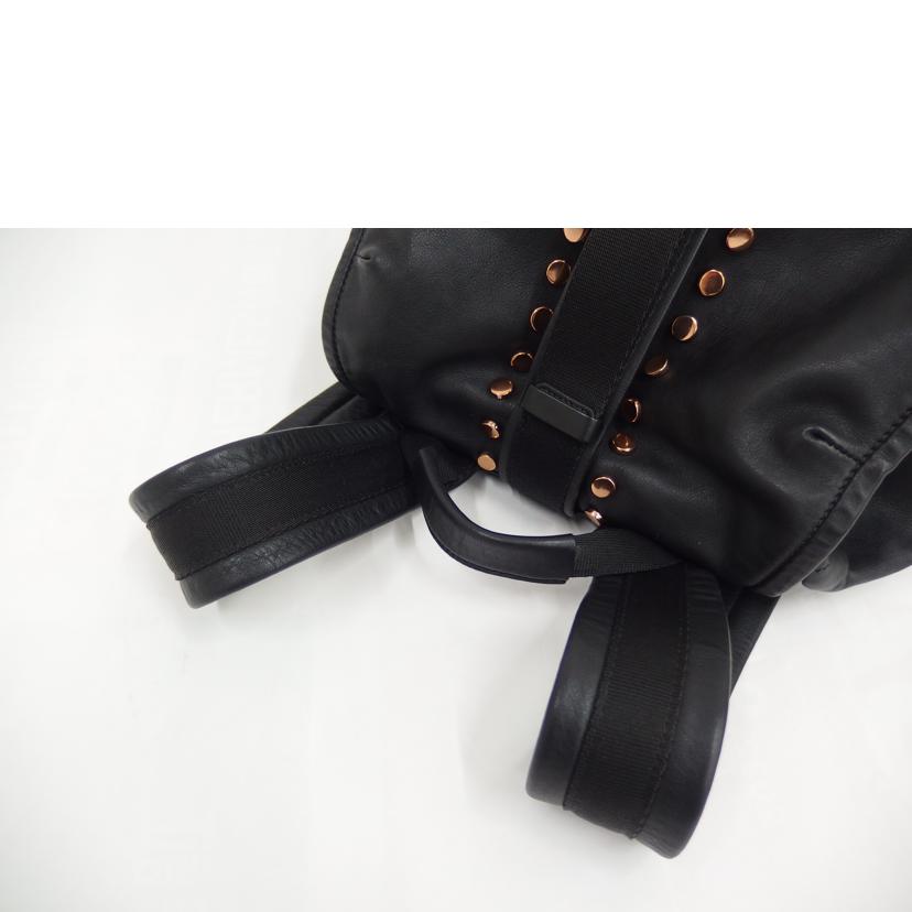 GIVENCHY ジバンシー/レザースタッズバックパック/黒//BJ0*******/Aランク/82