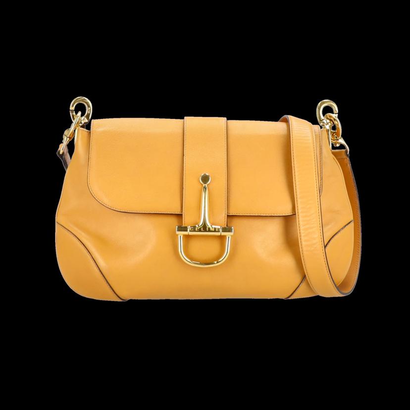 CELINE セリーヌ/ホースビットフラップレザーショルダー//M17**/ABランク/75