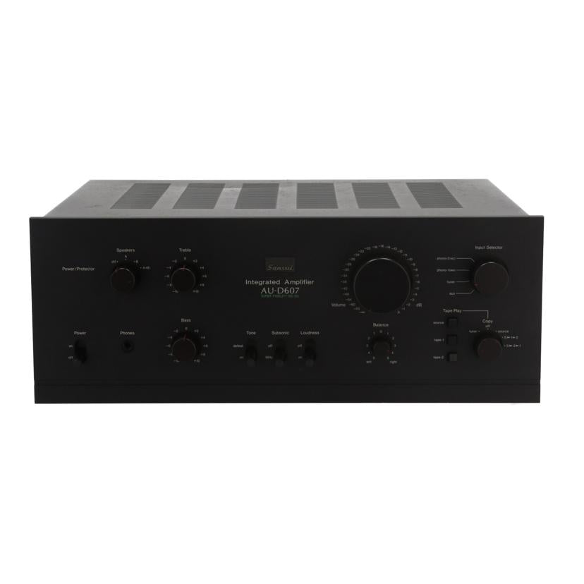 大人気アイテム サンスイ プリメインアンプ AU-D607 動作確認済み （SANSUI アンプ