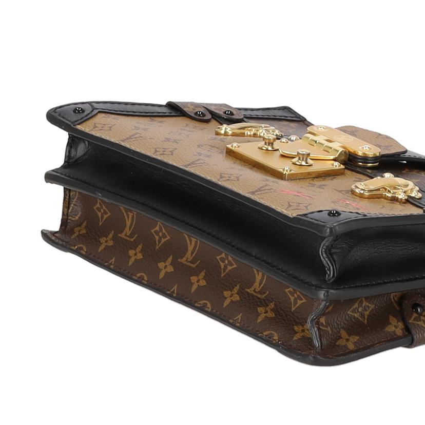 LV/トランククラッチ/モノグラム・リバース/M43596 //RFI*/Aランク/75