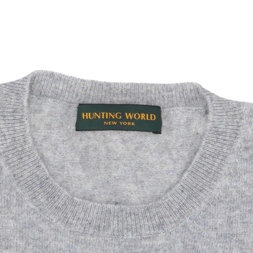 HUNTING WORLD ハンティングワールド/カシミアニット/グレー//Aランク/18