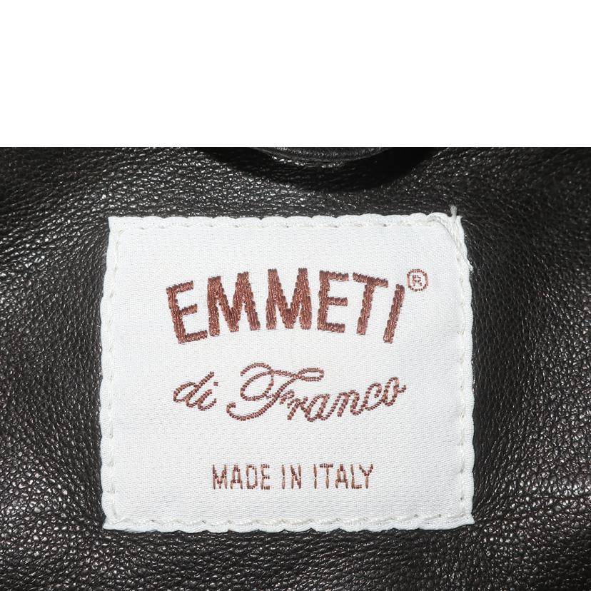 EMMETI エンメティ/シングルライダース 羊革 SA サイズ50 LLサイズ相当 /143429//Bランク/65