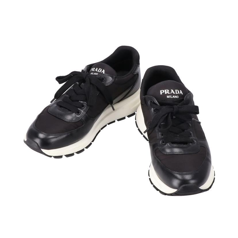 PRADA プラダ/レザー×メッシュスニーカー/3487//サイズ:8/ABランク/91