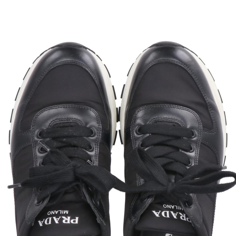 PRADA プラダ/レザー×メッシュスニーカー/3487//サイズ:8/ABランク/91