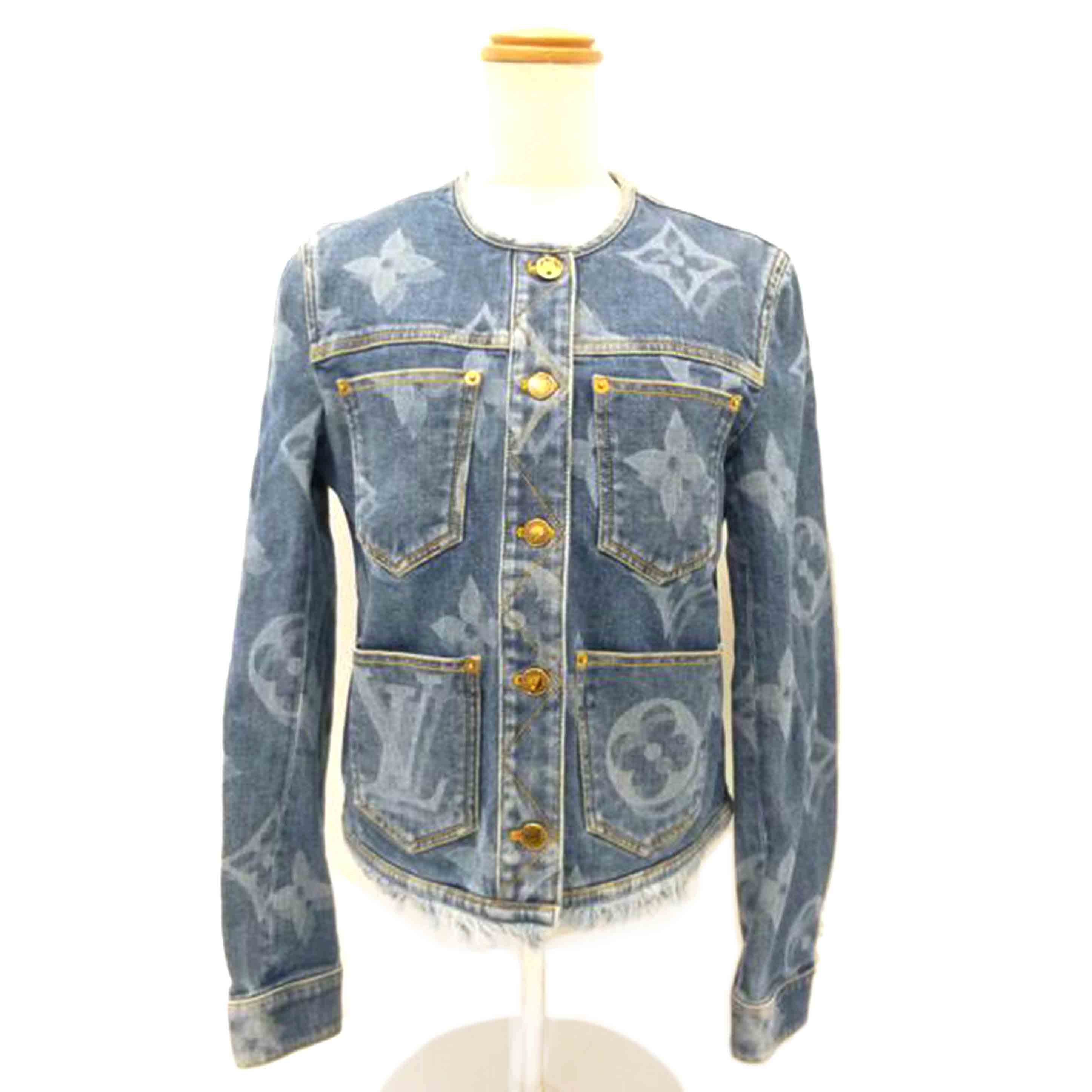 LV ルイヴィトン/◇ノーカラーロゴモノグラムデニムジャケット/36サイズ/RW211W ZPY FKJA06//Bランク/88