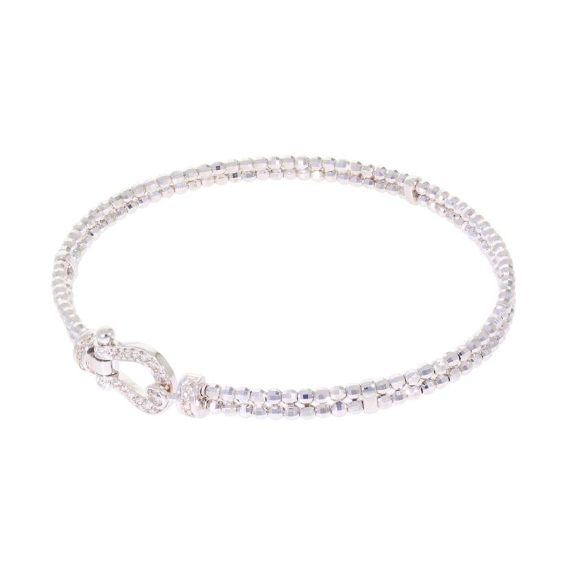 /◎K18WGダイヤブレスレット0.25ct//Aランク/59