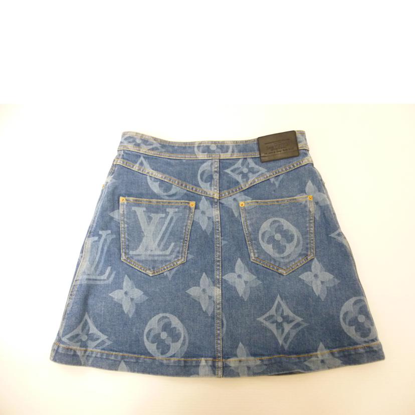 LV ルイヴィトン/◇モノグラムフロントジップデニムスカート/38サイズ/RW211W ZPY FKSK07//ABランク/88