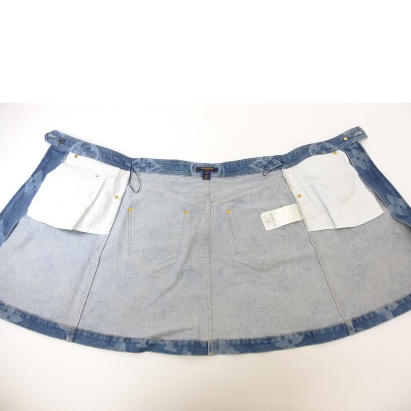 LV ルイヴィトン/◇モノグラムフロントジップデニムスカート/38サイズ/RW211W ZPY FKSK07//ABランク/88