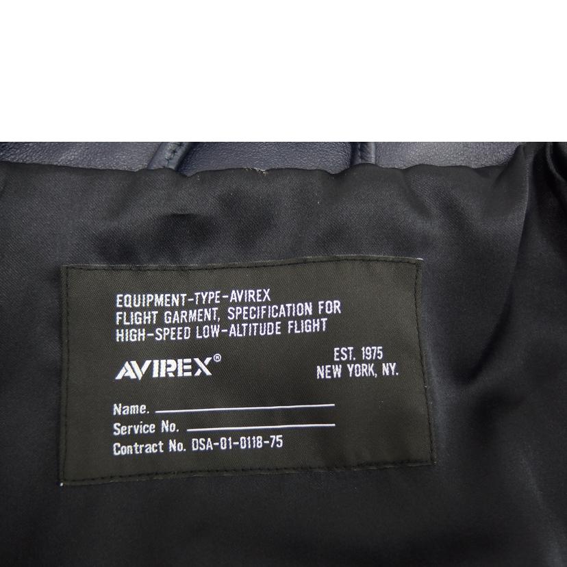 AVIREX アヴィレックス/AVIREXレザージャケット/TOM CAT/ネイビー/783-4250005//Aランク/82