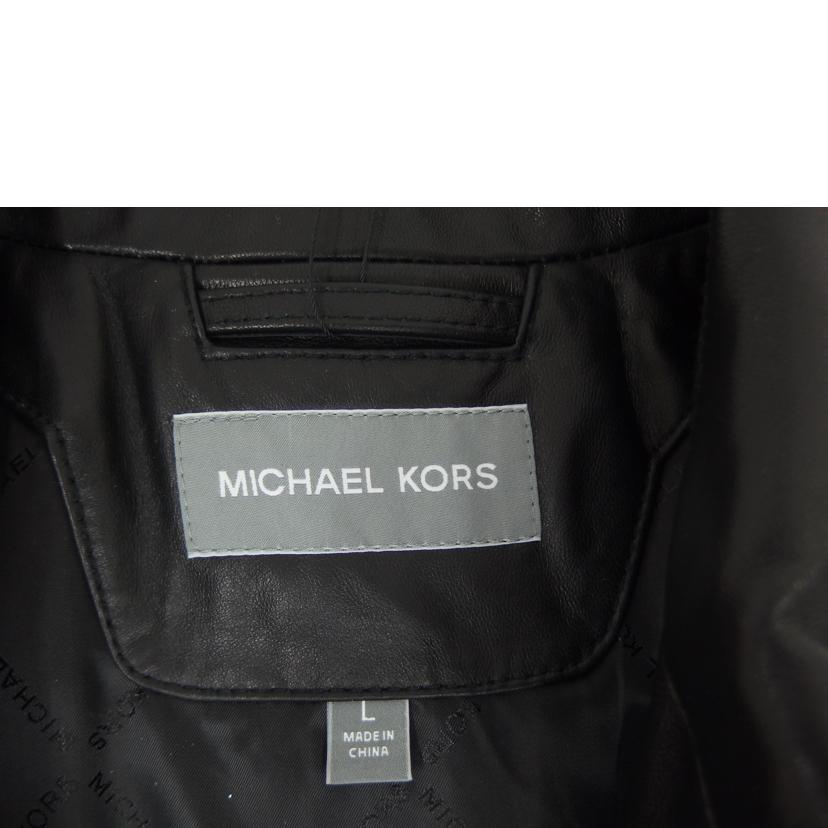 MICHAEL KORS マイケルコース/MICHAEL KORSシングルライダース/羊革/MC59448//L/Aランク/82