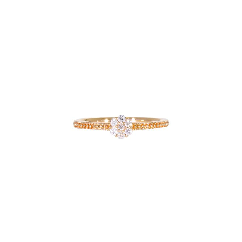 / K18ダイヤリング0.10ct//Aランク/65