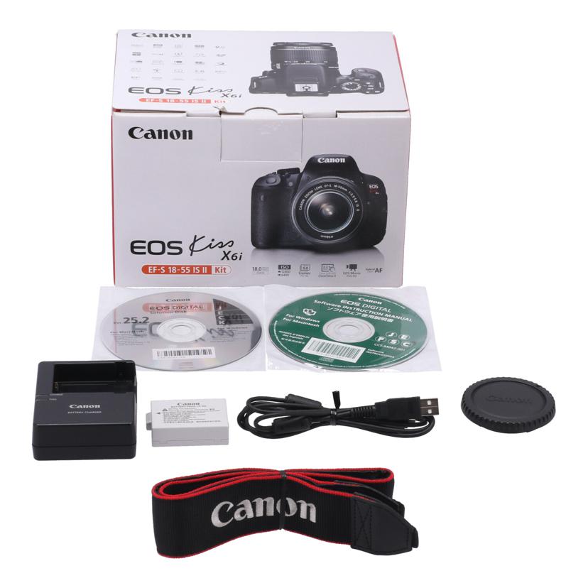 Canon キヤノン /デジタル一眼 レンズキット/EOS Kiss X6i 18-55mmレンズキット//141013015705/Bランク/19