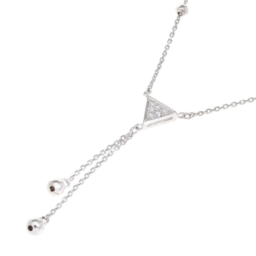 Pt850/900ダイヤネックレス0.12ct//Aランク/65