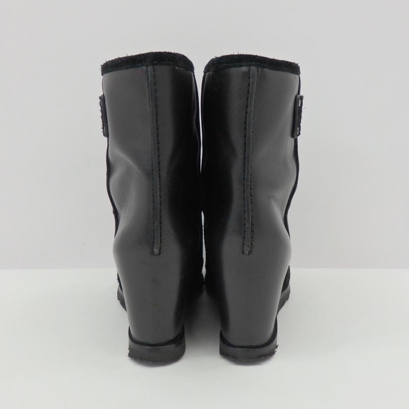 MARK BY MARC JACOBS マークバイマークジェイコブス/アンクル レザー切替ブーツ/S0646602//BCランク/77