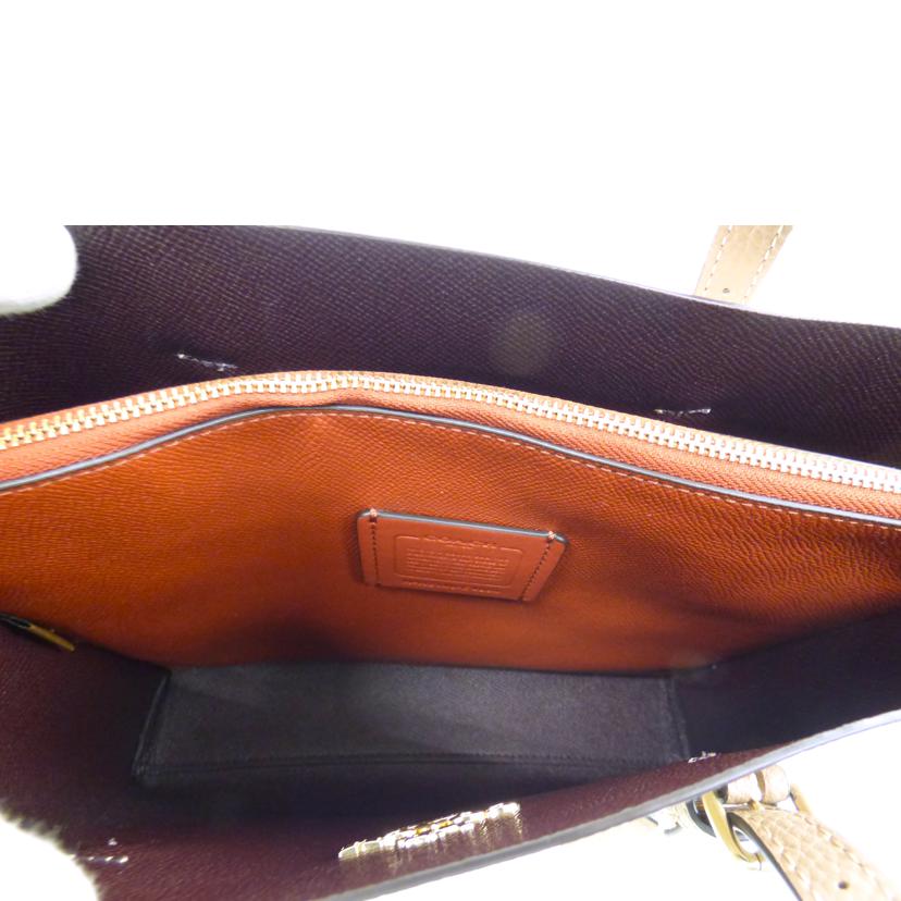 COACH コーチ/2WAYバッグ/カーフ/ベージュ/C4084//H21**/ABランク/64