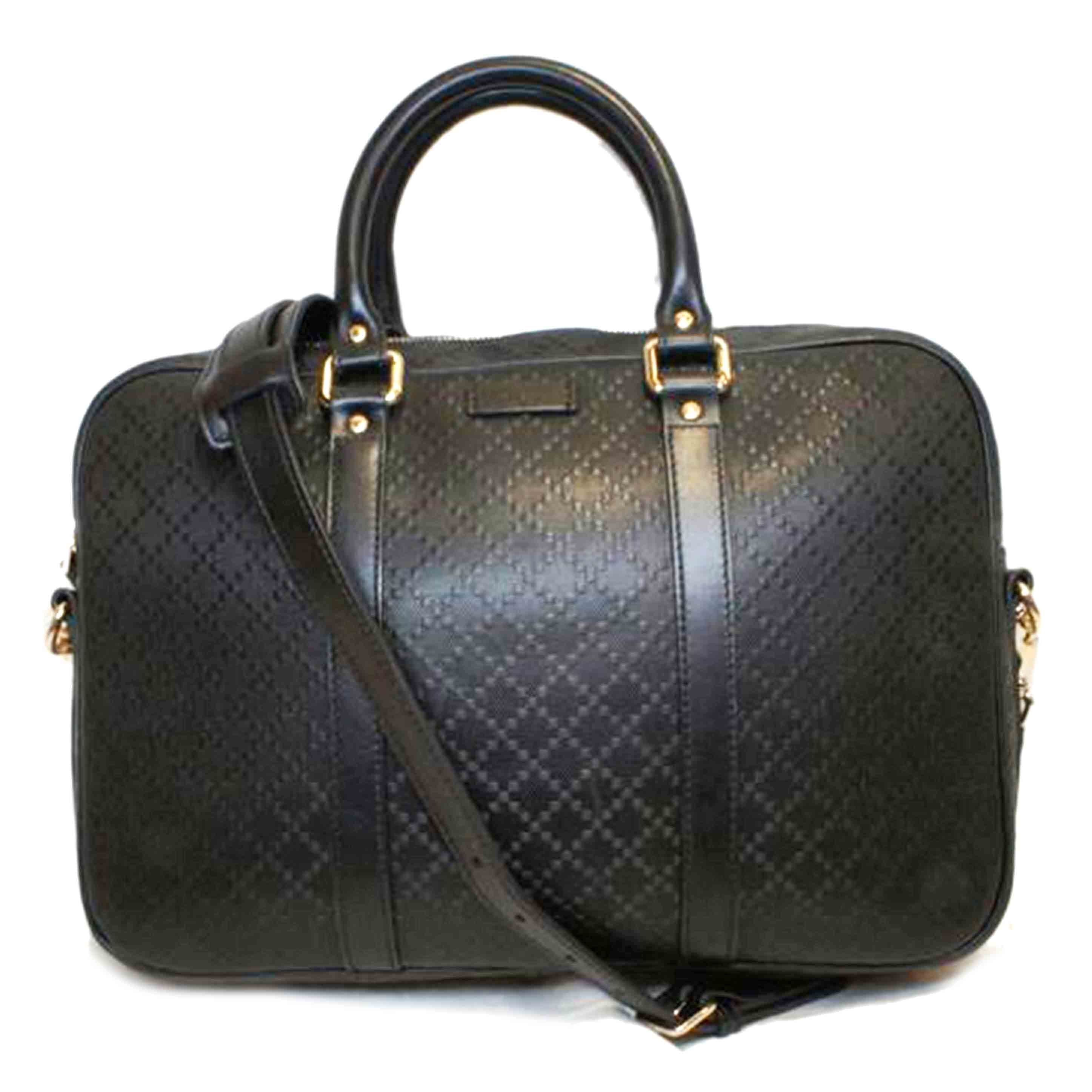 GUCCI グッチ/PVCディアマンテ2WAYブラック/344357//213***/Aランク/92