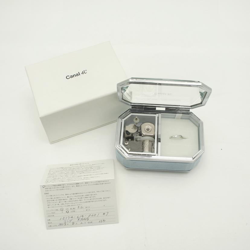 Canal4℃/K10WG カナル4℃/Canal4℃/K10WGダイヤR/#7/1.8//オルゴールBOX付き/Aランク/75