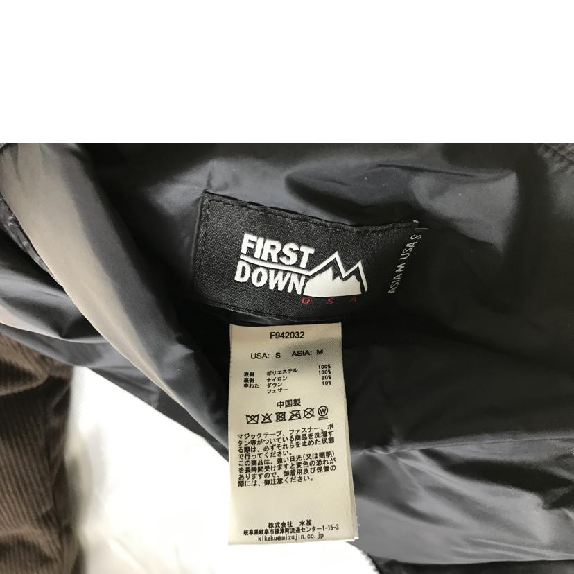 FirstDown ファーストダウン/リバーシブル ダウンジャケット/F942032//Aランク/51
