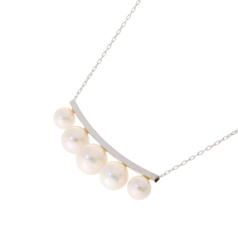 / K18WG アコヤパールネックレス//Aランク/05