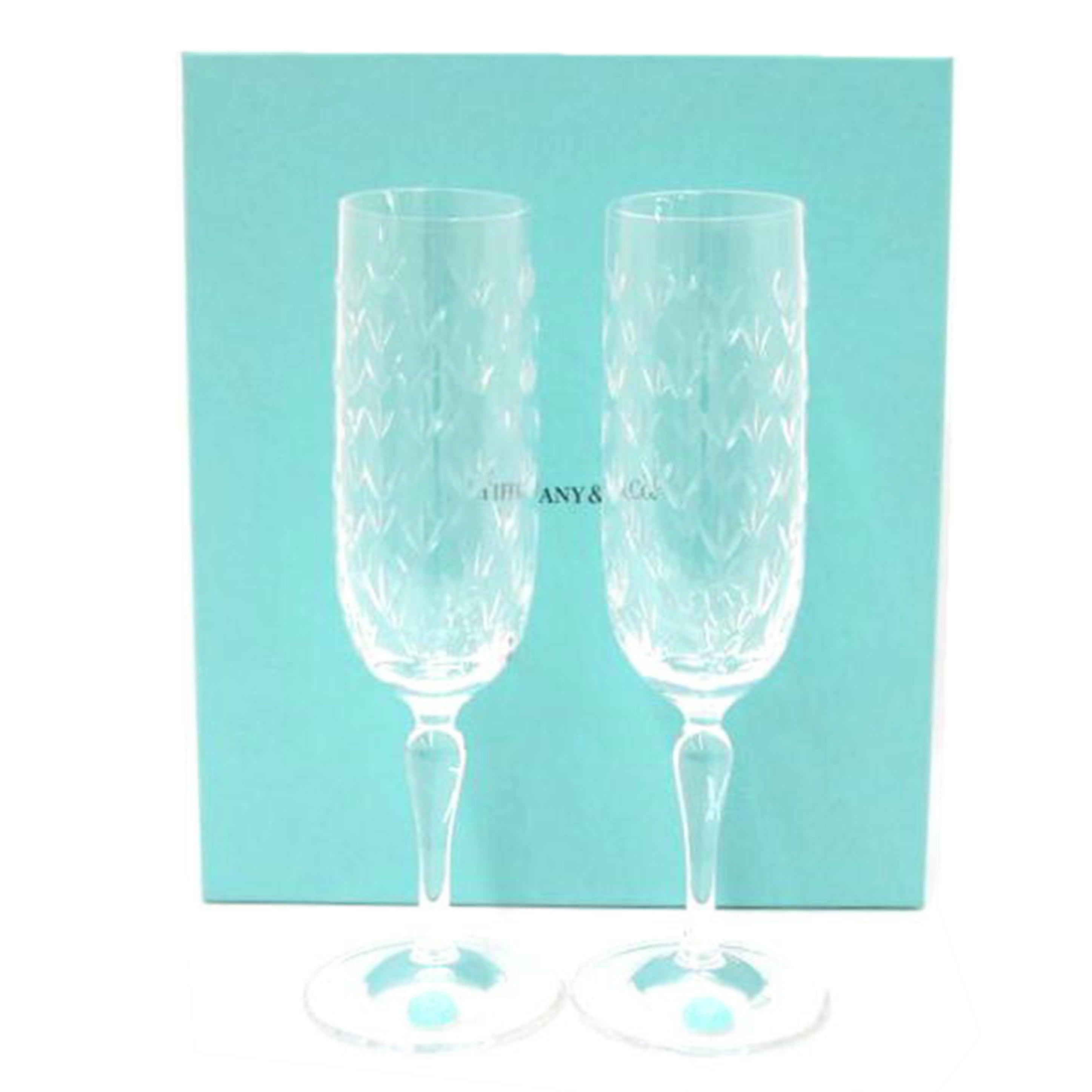 TIFFANY&Co. ティファニー/フローレット ワイングラス(ペア)//Sランク/69