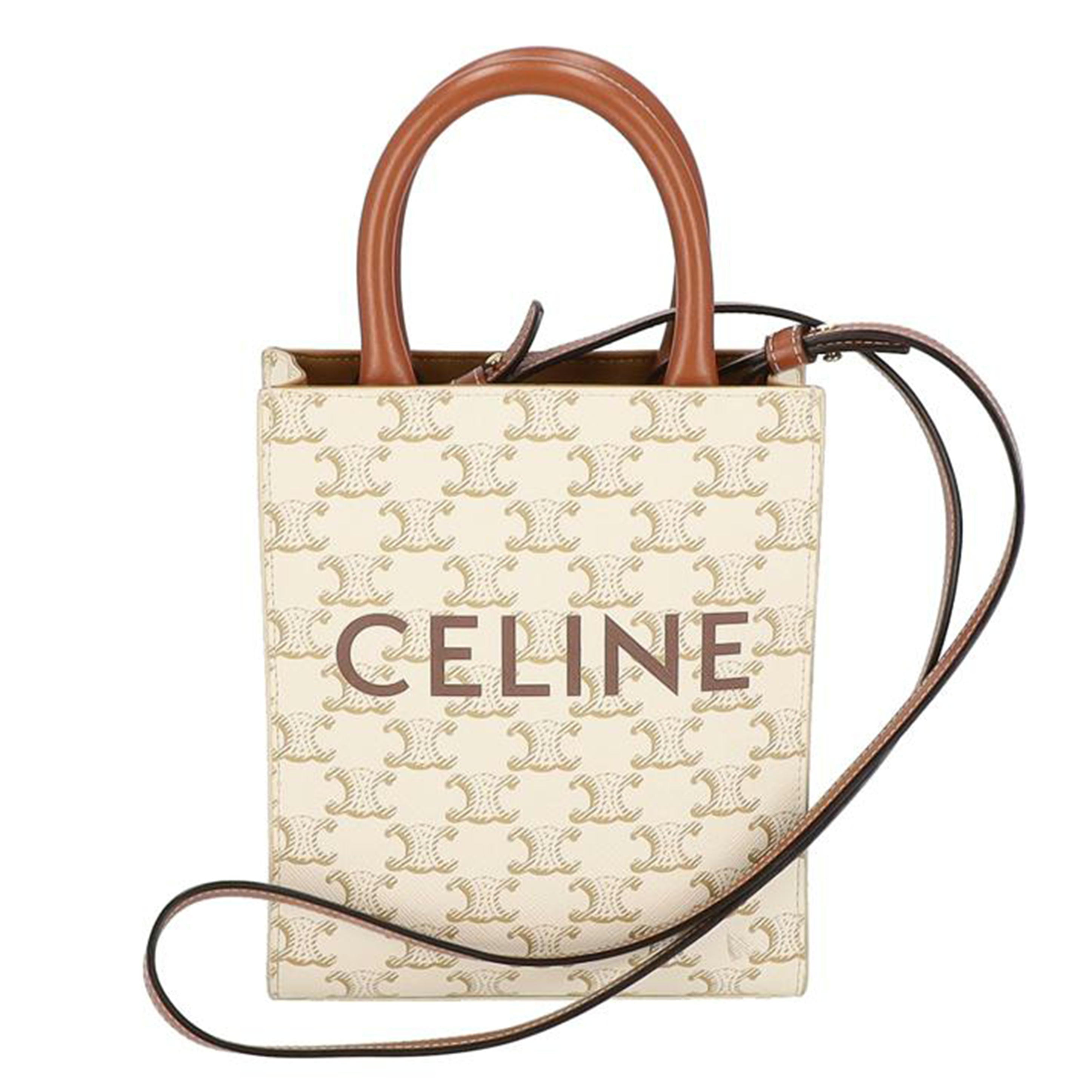 CELINE セリーヌ/ミニバーティカルカバ トリオンフ/2WAYバッグ/194372BZK//Aランク/18