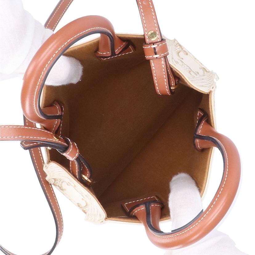 CELINE セリーヌ/ミニバーティカルカバ トリオンフ/2WAYバッグ/194372BZK//Aランク/18