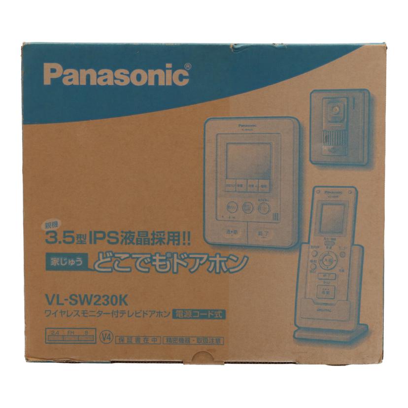 Panasonic パナソニック/ワイヤレスモニター付きテレビドアホン/VL-SW230K//1ACCA208701/Sランク/81