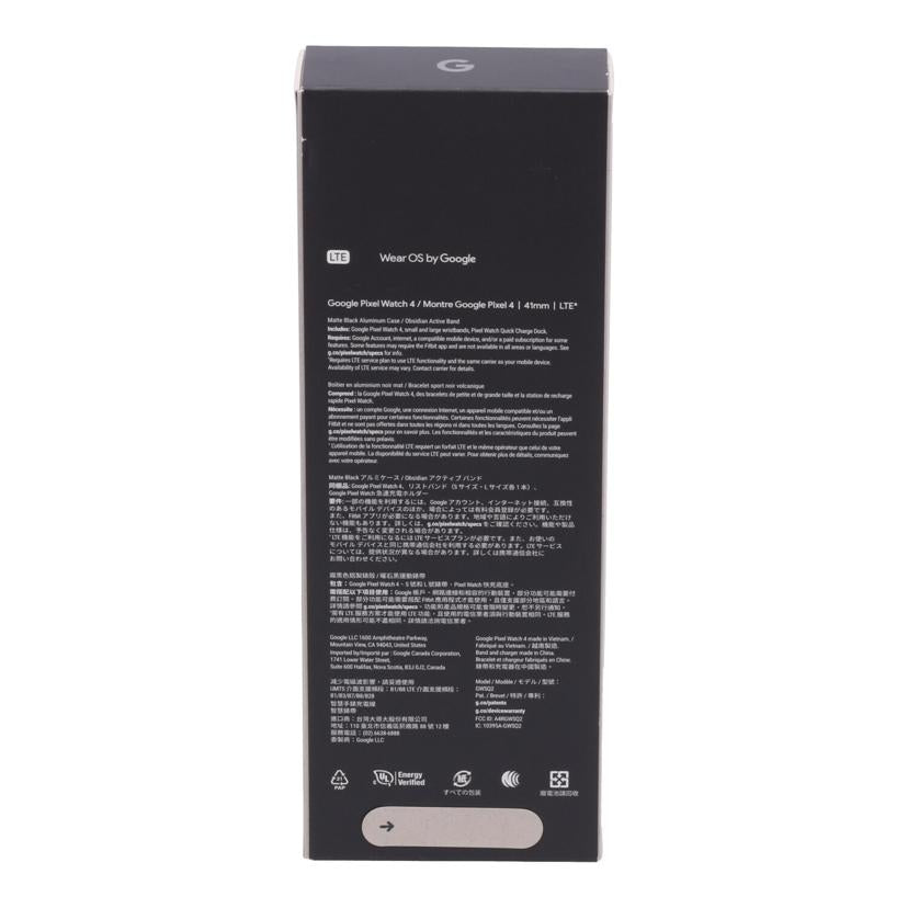 Google グーグル / Pixel Watch4 Cellular 41mm 未使用/GWSQ2 GA06001-US//59271WRCVL124E/Sランク/82