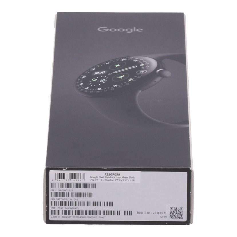 Google グーグル / Pixel Watch4 Cellular 41mm 未使用/GWSQ2 GA06001-US//59271WRCVL124E/Sランク/82