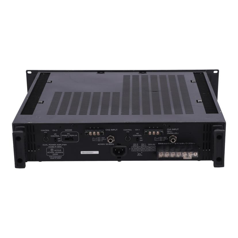 TOA ティーオーエー /パワーアンプ/P-120D//06A0205331/Bランク/64